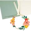 Hallmark Signature Mother’s Day Card (Removable Floral Wreath) for Friendship, Birthday, Valentine’s Day(Pink and Peach)