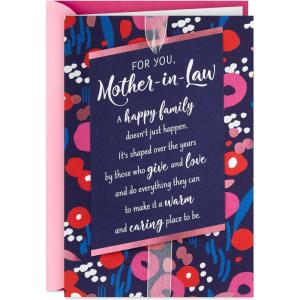 Hallmark Card for Grandma, Aunt, Friend, Mother in Law, Step Mom (Bonus Mom, Like a Mom) for Birthday, Thinking of You, Congrats, or Any Occasion(How Loved You Are)