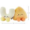 Hallmark Better Together Magnetic Plush (Chips and Salsa) 5″ Stuffed Toys, Easter Gifts for Kids(Mac and Cheese)