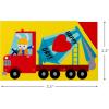 Hallmark Construction Truck Valentines Day Mini Cards with Treat Pockets for Kids, Boys School Classroom (32 Cards with Sticker Seals)(Valentine’s Day Treat Cards)