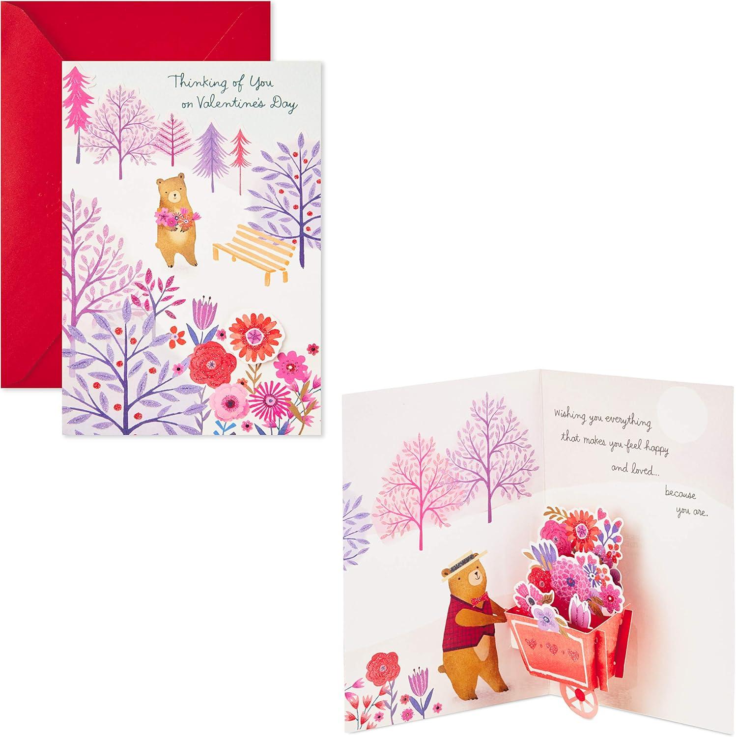 imageHallmark Paper Wonder Pop Up Valentines Day Card for Anyone Beary Loved ValentineBeary Loved Pop Up
