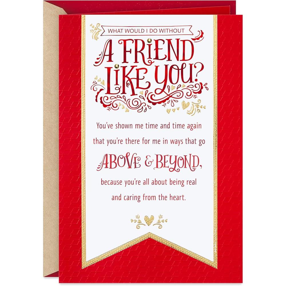 imageHallmark Pop Up Valentines Day Card Make the World BrighterFriend Like You