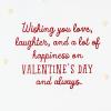 Hallmark Peanuts Valentine’s Day Sound Card for Kids (Snoopy Hug) (699VCG3007)(Love  Laughter  Happiness)