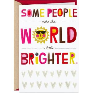 Hallmark Pop Up Valentines Day Card (Make the World Brighter)(Pop Up  Make the World Brighter)