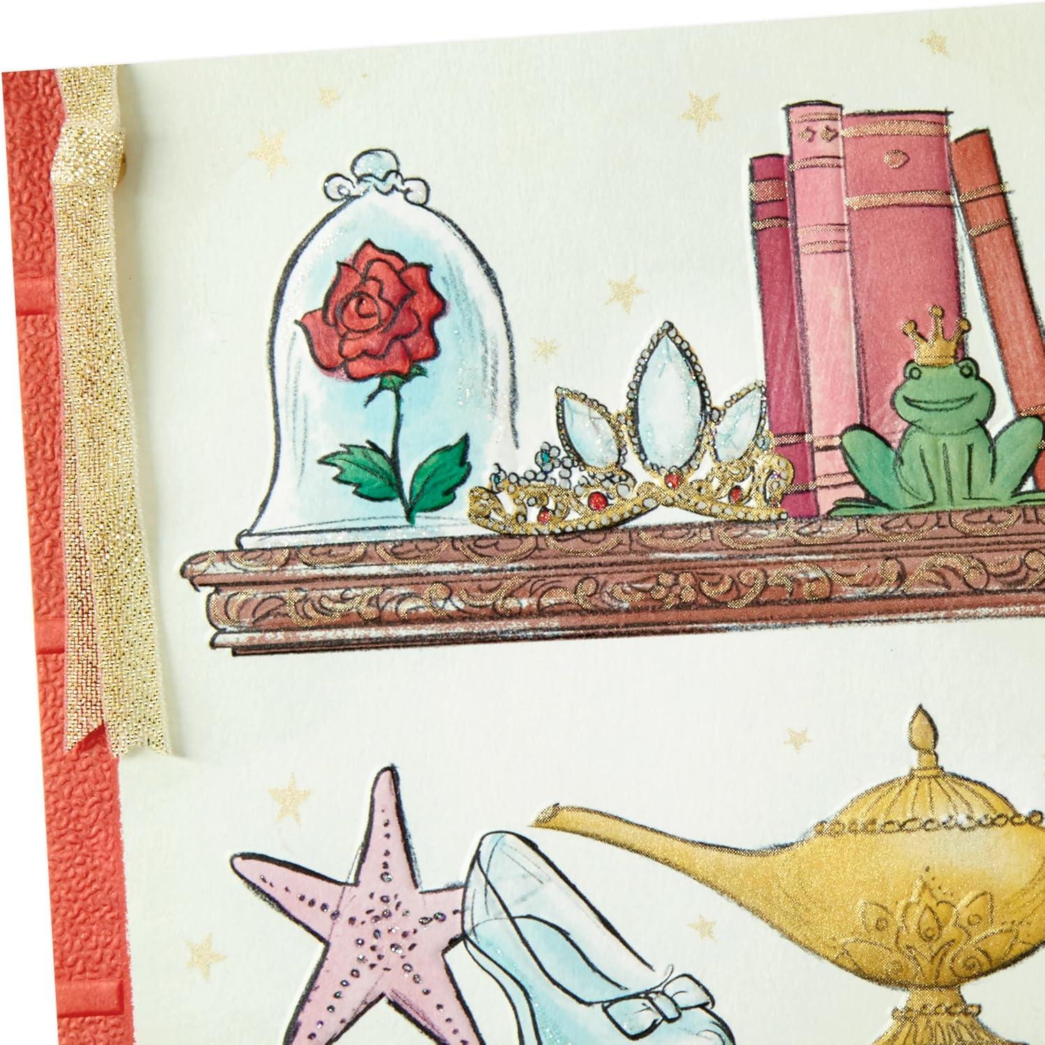 imageHallmark Disney Valentines Day Card for Husband Wife Boyfriend Girlfriend Our Fairy Tale Anniversary Card Love Card