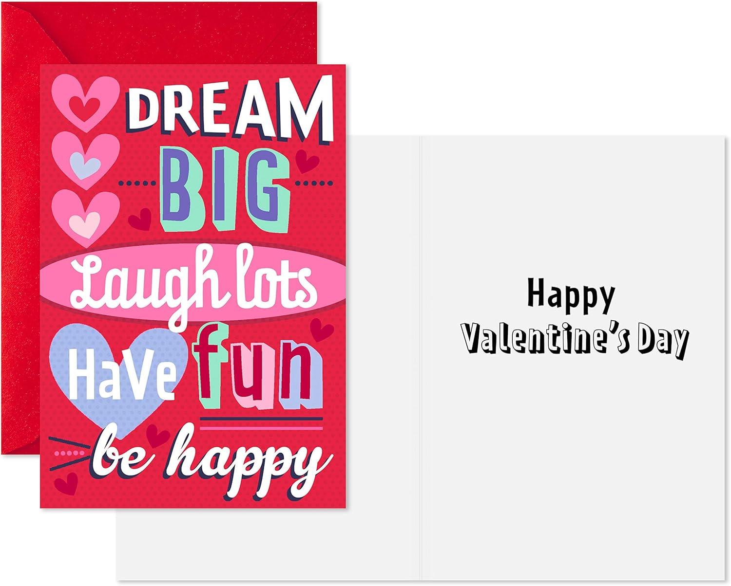 imageHallmark Pack of Valentines Day Cards Dog with Box of Chocolates 10 Valentines Day Cards with EnvelopesBe Happy