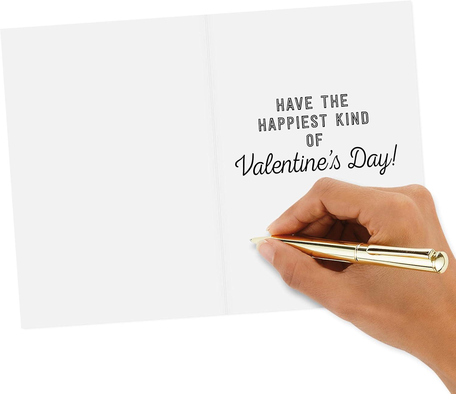 imageHallmark Pack of Valentines Day Cards Dog with Box of Chocolates 10 Valentines Day Cards with EnvelopesBe Happy