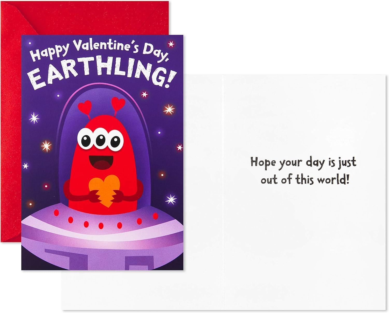 imageHallmark Pack of Valentines Day Cards Dog with Box of Chocolates 10 Valentines Day Cards with EnvelopesBe Happy