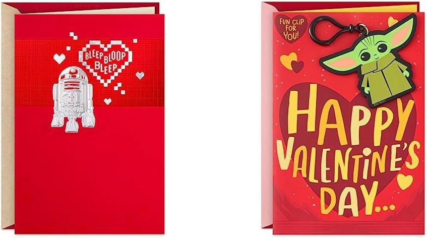 imageHallmark Valentines Day Card Star Wars R2D2 and HeartsStar Wars R2D2 Hearts