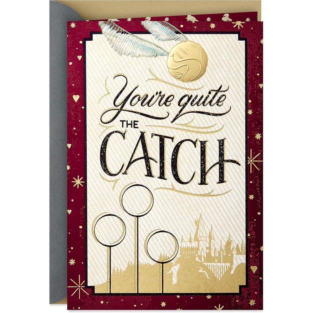 imageHallmark Harry Potter Valentines Day Card for Significant Other Golden Snitch659VFE2019Harry Potter Golden Snitch