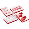 Hallmark Mini Valentines Day Cards Assortment, 18 Cards with Envelopes (Foil Hearts) Galentines Day Cards Pack(XOXO Heart Folded Mini Valentines)