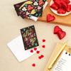 Hallmark Mini Valentines Day Cards for Kids School, Gold Foil Happy Hearts (18 Classroom Valentines with Envelopes)(Gold Foil Happy Heart Folded Mini Valentines)