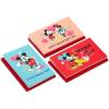 Hallmark Mini Valentines Day Cards for Kids School, Gold Foil Happy Hearts (18 Classroom Valentines with Envelopes)(Mickey and Minnie Folded Mini Valentines)