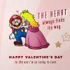 Hallmark Nintendo Super Mario Valentine’s Day Card for Husband, Wife, Boyfriend, Girlfriend (Lucky)(Stars)