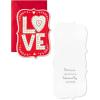 Hallmark Pack of Valentines Day Cards, Love (6 Valentine’s Day Cards with Envelopes)(Diecut Ogee LOVE)