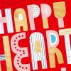 Hallmark Pack of Valentines Day Cards or Galentines Day Cards, Happy Heart Day (10 Valentine’s Day Cards with Envelopes) (5VFE6119)(Bold Happy Heart Day  10 Cards with Envelopes)