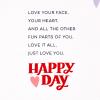 Hallmark Valentine’s Day Card (I Freaking Love You)