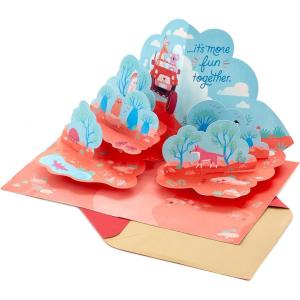 Hallmark Valentines Day Card for Husband, Wife, Boyfriend, Girlfriend (All the Ways You Make Me Happy)(Pop Up  Travel)