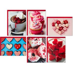 Hallmark Valentines Day Cards Assortment, Sweet Treats (36 Cards and Envelopes)