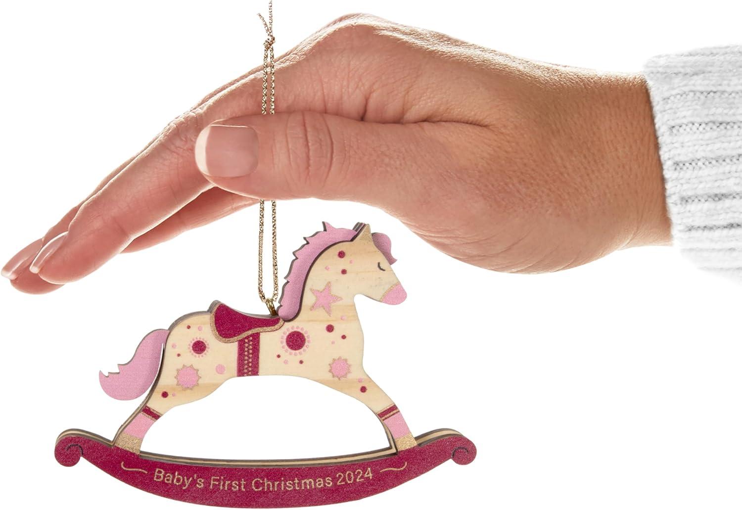 imageHallmark Keepsake Christmas Ornament 2025 Our Little Miracle 2025 Porcelain New Baby Gifts2024 Baby Girl