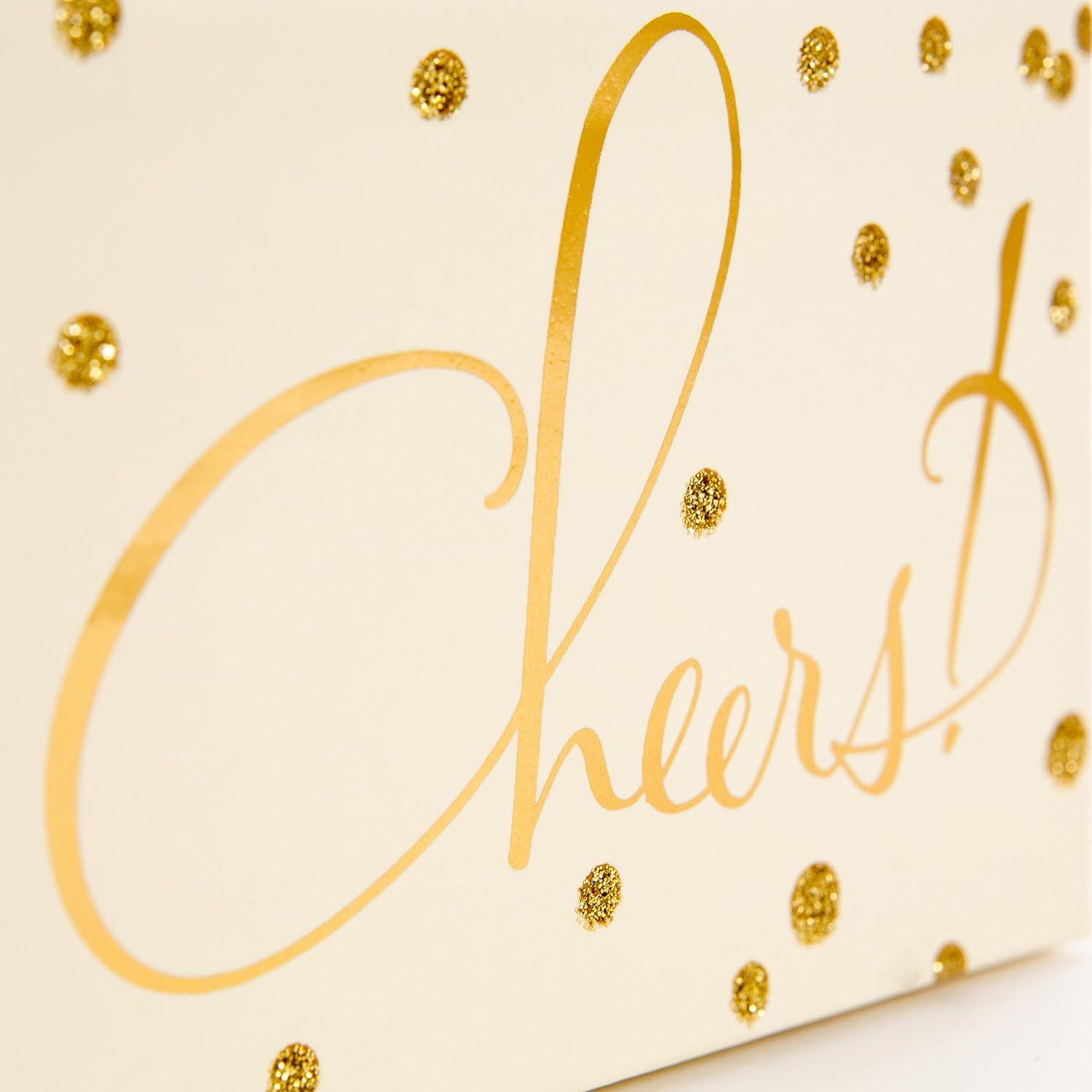 imageHallmark 13quot Large Gift Bag with Tissue Paper Gold Foil Dots on Silver for Graduations Engagements Bridal Showers Weddings Valentines Day Holidays Christmas Any OccasionSmall