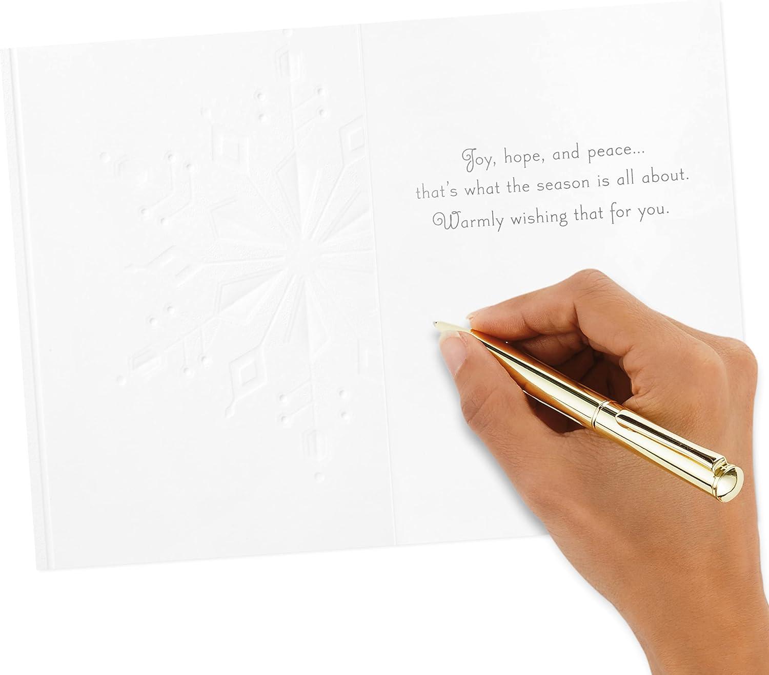 imageHallmark Boxed Holiday Cards Red and Gold Snowflake 40 Cards with EnvelopesGreeting Card