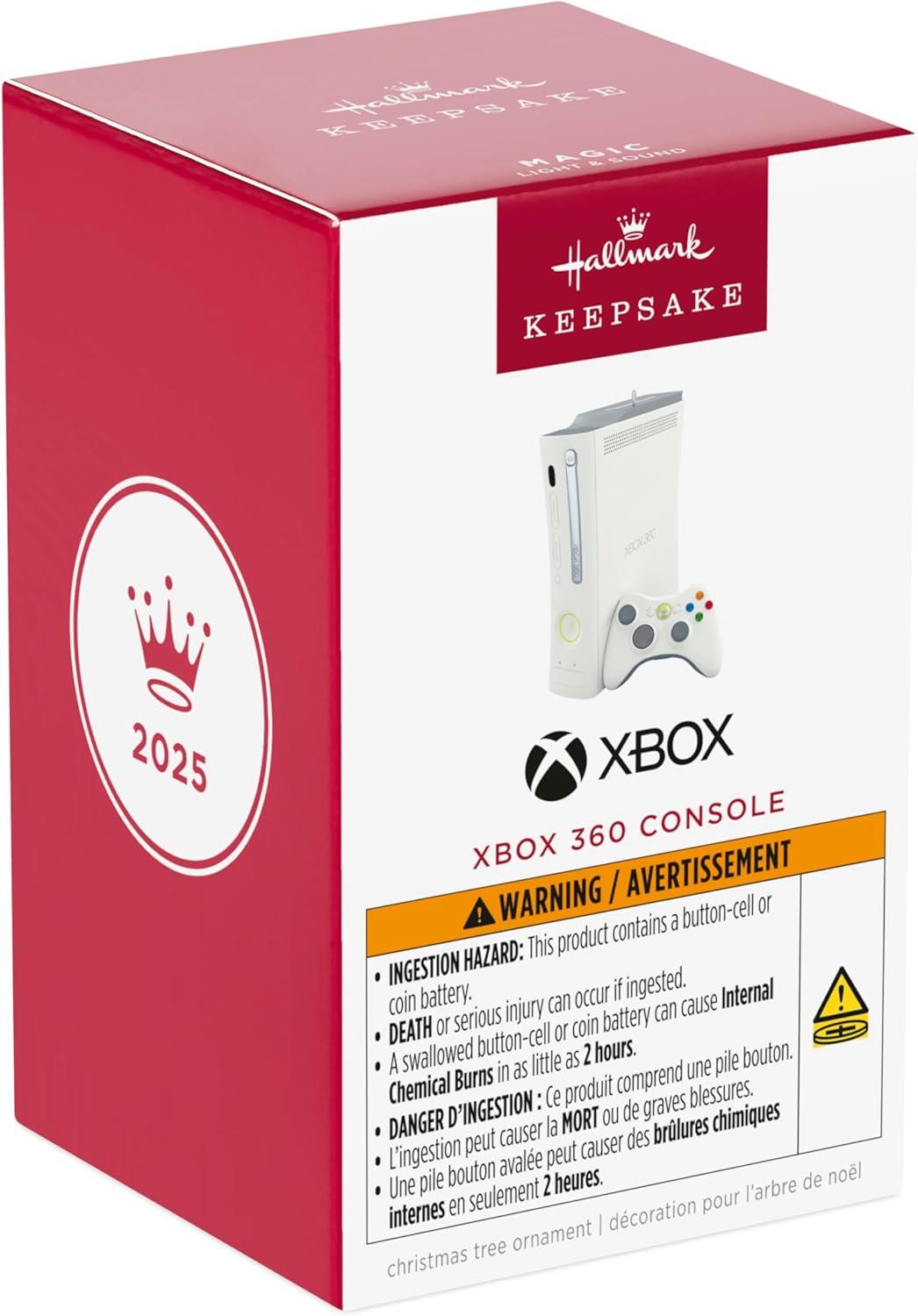 imageHallmark Keepsake Christmas Ornament 2025 Xbox 360 Console with Light and Sound Plays Halo Theme Song Gifts for GamersXBOX 360 Console