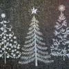 Hallmark Boxed Christmas, Rainbow Trees (16 Cards and 17 Envelopes)(Glitter Trees)
