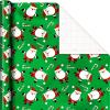 Hallmark Christmas Wrapping Paper Rolls – Solid Red, Green, Gold Metallic Foil Gift Wrap Paper (Set of 3 Rolls: 60 sq. ft. ttl.) for Holiday Parties, Hanukkah, Winter Weddings(Metallic Santa  Stripes  Candy)