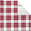 Hallmark Holiday Wrapping Paper Rolls – Rustic Christmas Gift Wrap Paper (Set of 3 Reversible Rolls: 120 sq. ft. ttl.) Plaid, Barn, Red Truck, Moose, Woodland Scenes(Plaid  Barn  Red Truck  Moose  Woodland Scenes)