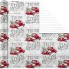 Hallmark Holiday Wrapping Paper Rolls – Rustic Christmas Gift Wrap Paper (Set of 3 Reversible Rolls: 120 sq. ft. ttl.) Plaid, Barn, Red Truck, Moose, Woodland Scenes(Plaid  Barn  Red Truck  Moose  Woodland Scenes)