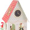 Hallmark Paper Wonder Big Pop-Up Christmas Card (Santa’s Workshop) Accordion Fold-Out Table Decoration