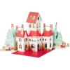 Hallmark Paper Wonder Big Pop-Up Christmas Card (Santa’s Workshop) Accordion Fold-Out Table Decoration