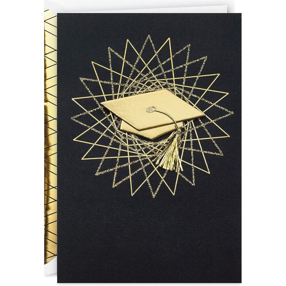 imageHallmark Signature Graduation Card Graduation Cap With Tassel Hats Off to You 599GGJ6255Multicolor