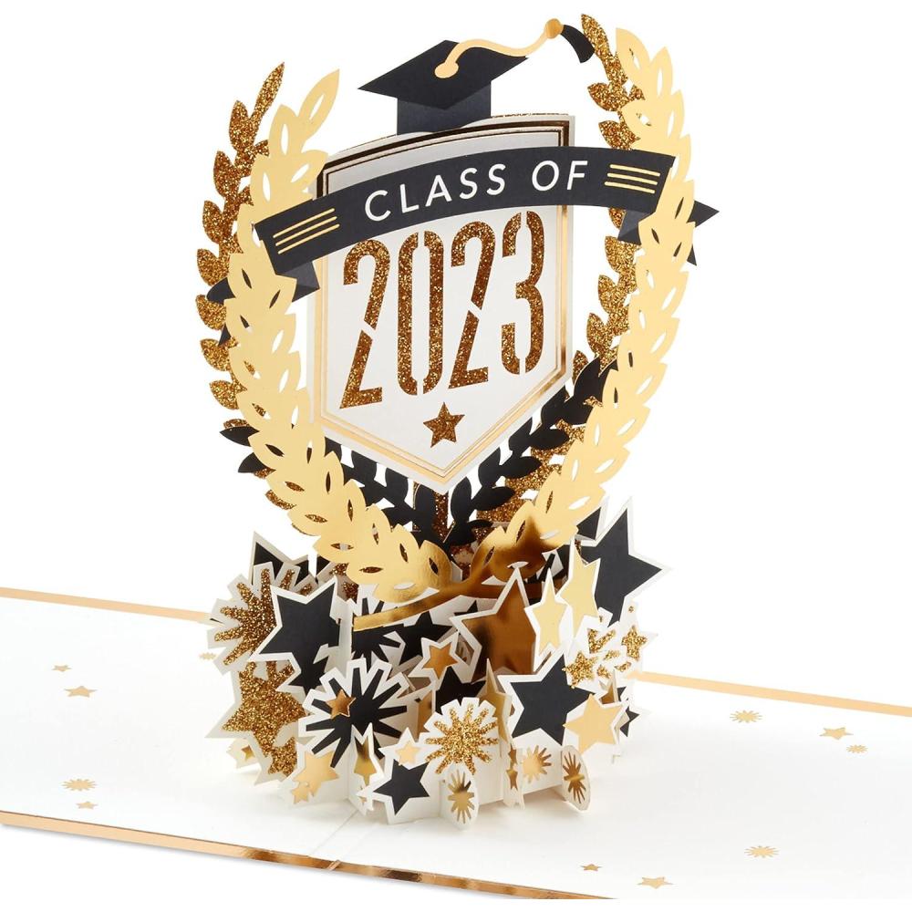 imageHallmark Signature Paper Wonder Pop Up Graduation Card Class of 2024Pop Up  2023