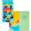 Hallmark Graduation Cards Assortment, Hats Off (6 Cards with Envelopes, 2 Designs)(Be You  3 Money Holder Cards)