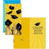 Hallmark Graduation Cards Assortment, Hats Off (6 Cards with Envelopes, 2 Designs)(Be You  3 Money Holder Cards)