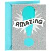 Hallmark Signature Graduation Card (Graduation Cap With Tassel Hats Off to You) (599GGJ6255)(Silver Amazing!)