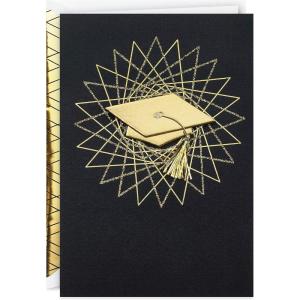 Hallmark Signature Graduation Card (Graduation Cap With Tassel Hats Off to You) (599GGJ6255)(Multicolor)