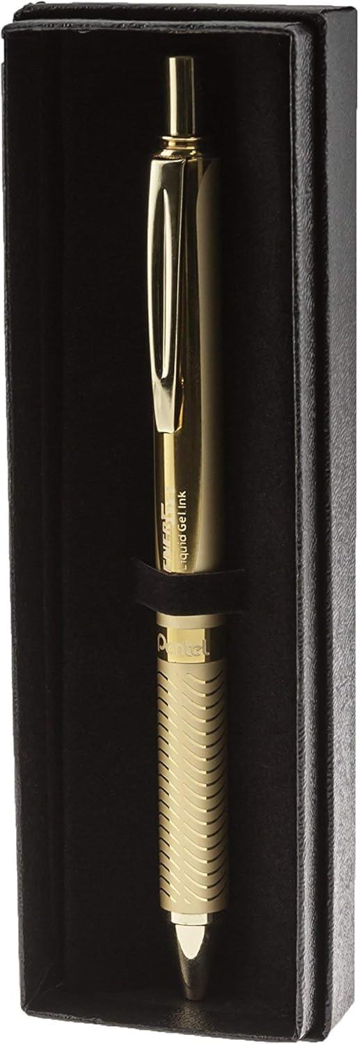 imagePentel EnerGel Alloy Retractable Gel Pen and Hallmark Thank You Cards Elegant Silver Foil 40 Count with Envelopes for Wedding Graduation Any Occasion