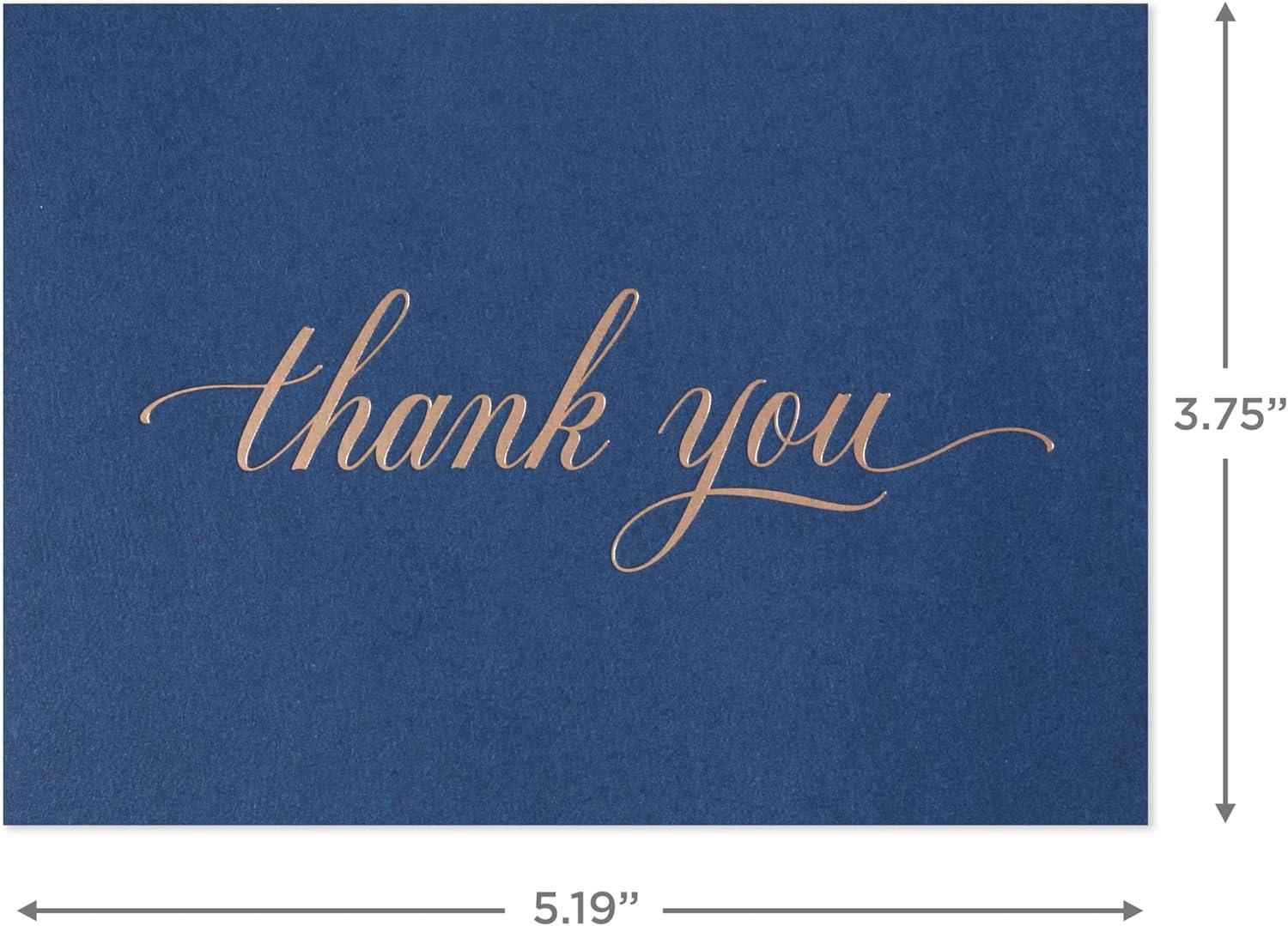 imagePentel EnerGel Alloy Retractable Gel Pen and Hallmark Thank You Cards Elegant Silver Foil 40 Count with Envelopes for Wedding Graduation Any Occasion