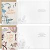 Hallmark Sympathy Cards Assortment, Nature (16 Count with Envelopes) and Pentel EnerGel RTX Retractable Liquid Gel Pen (Pack of 6)