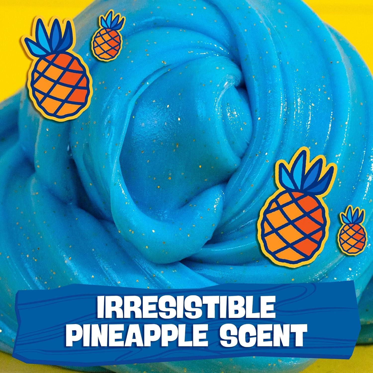 imageRainbow Brite Scented Cloud Slime VanillaScented Collectible Charm White Iridescent Tinsel ampamp Reusable Container with Topper Cute Stuff for Kids Colorful Fidget Toys Goody Bags StuffersSpongeBob  Pineapple