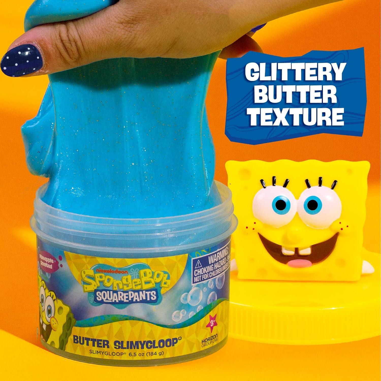 imageRainbow Brite Scented Cloud Slime VanillaScented Collectible Charm White Iridescent Tinsel ampamp Reusable Container with Topper Cute Stuff for Kids Colorful Fidget Toys Goody Bags StuffersSpongeBob  Pineapple