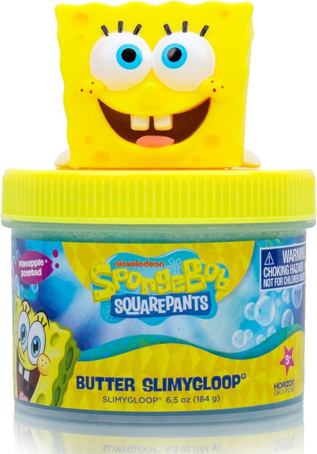 imageRainbow Brite Scented Cloud Slime VanillaScented Collectible Charm White Iridescent Tinsel ampamp Reusable Container with Topper Cute Stuff for Kids Colorful Fidget Toys Goody Bags StuffersSpongeBob  Pineapple