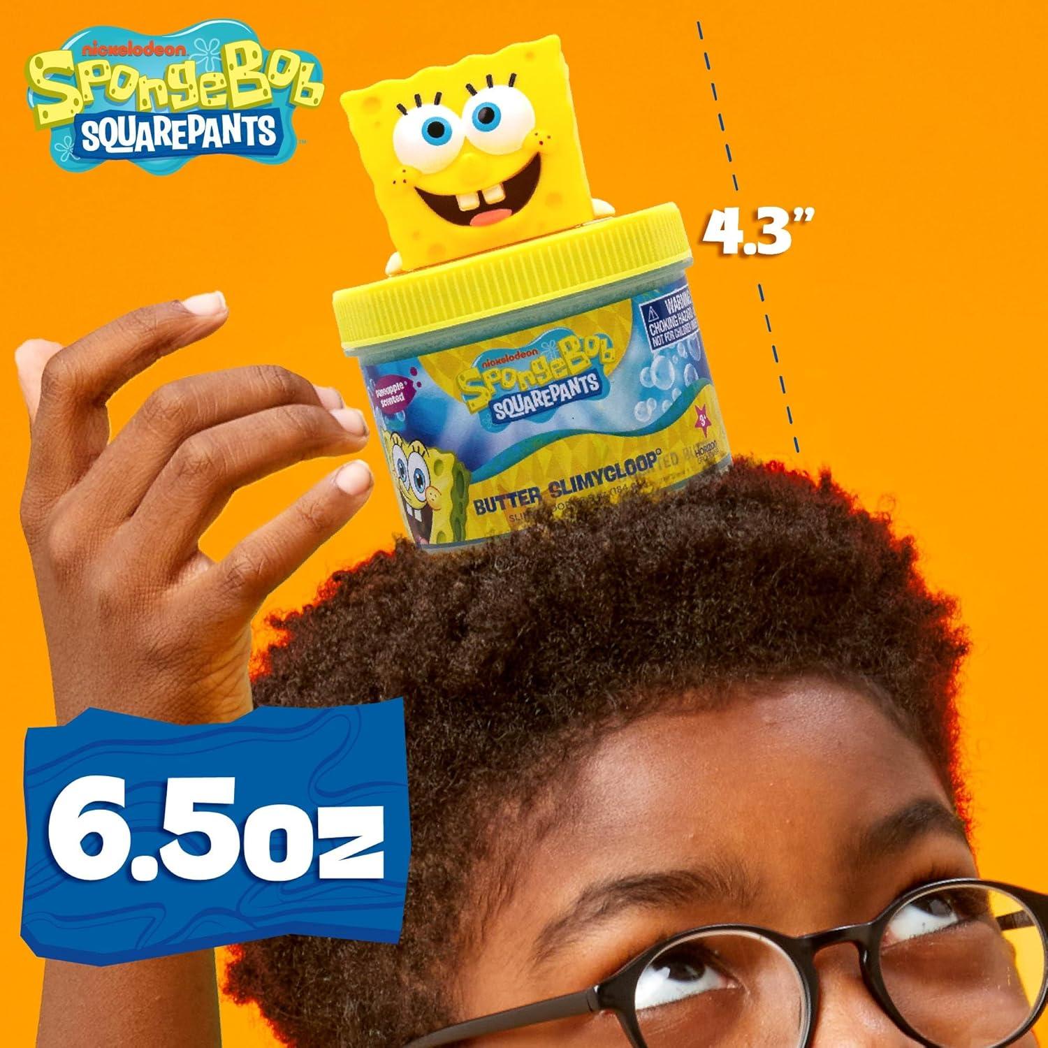 imageRainbow Brite Scented Cloud Slime VanillaScented Collectible Charm White Iridescent Tinsel ampamp Reusable Container with Topper Cute Stuff for Kids Colorful Fidget Toys Goody Bags StuffersSpongeBob  Pineapple