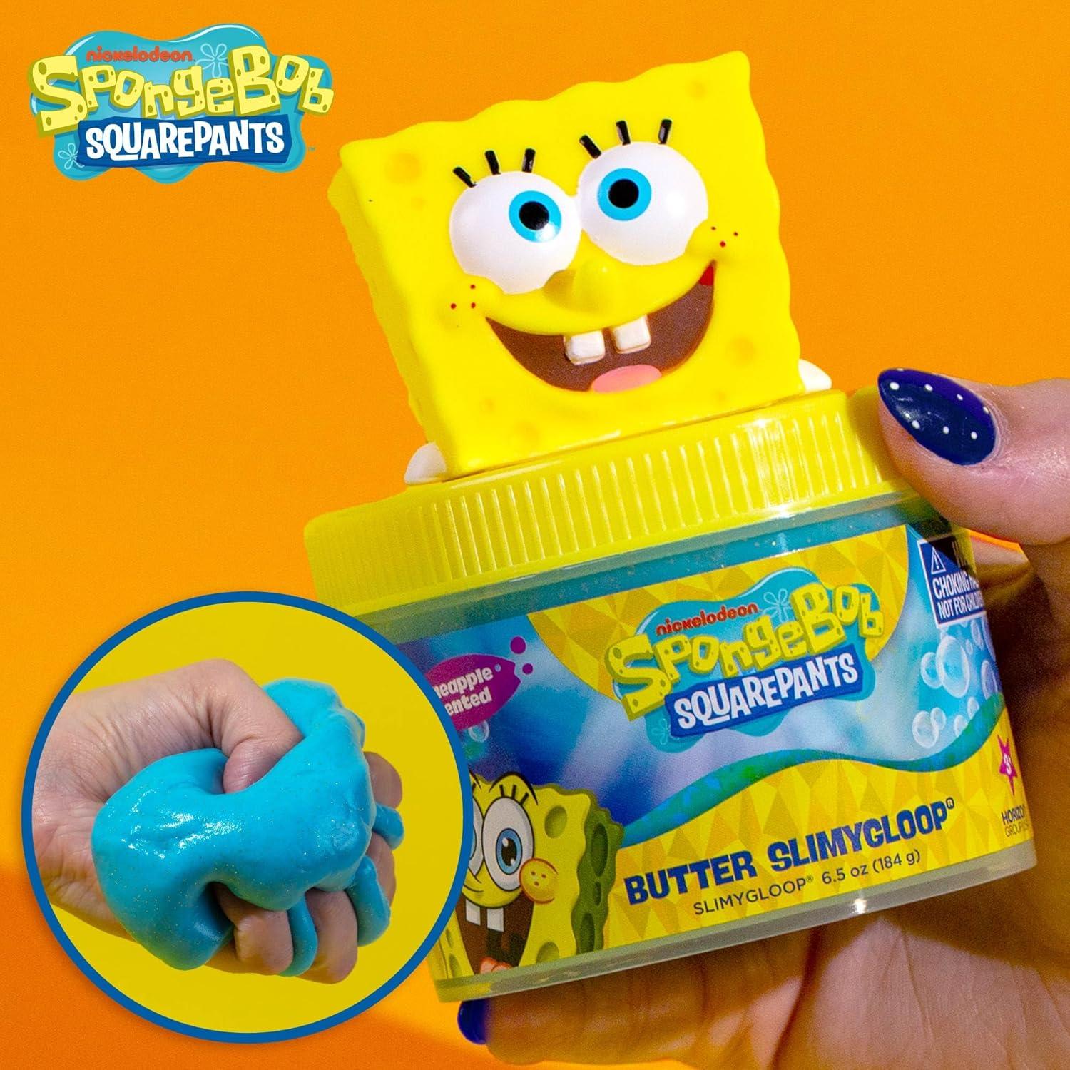 imageRainbow Brite Scented Cloud Slime VanillaScented Collectible Charm White Iridescent Tinsel ampamp Reusable Container with Topper Cute Stuff for Kids Colorful Fidget Toys Goody Bags StuffersSpongeBob  Pineapple