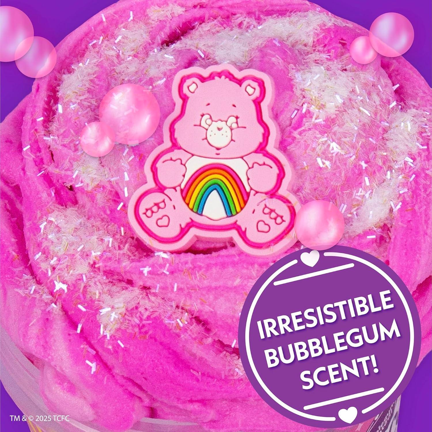 imageRainbow Brite Scented Cloud Slime VanillaScented Collectible Charm White Iridescent Tinsel ampamp Reusable Container with Topper Cute Stuff for Kids Colorful Fidget Toys Goody Bags StuffersCare Bears  Bubblegum
