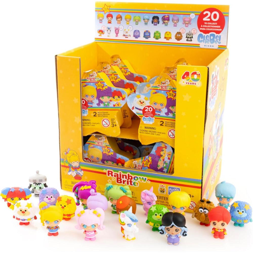 imageThe Loyal Subjects Rainbow Brite 12Pack with 24 Collectible Micro 15inch Cheebee Blind Bag Mystery FiguresRainbow Brite