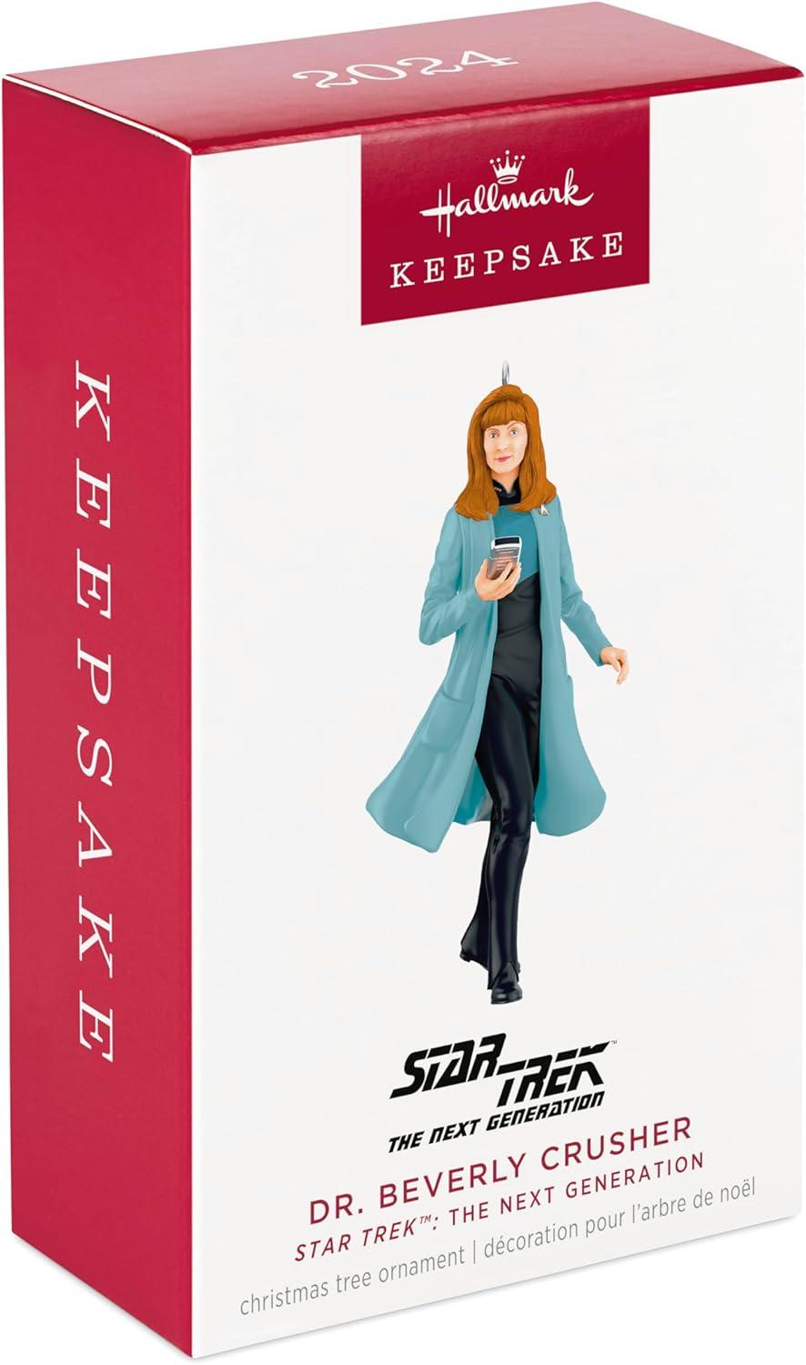 imageHallmark Keepsake Christmas Ornament 2025 Star Trek Picard USS Titan Gifts for TrekkiesDr Beverly Crusher